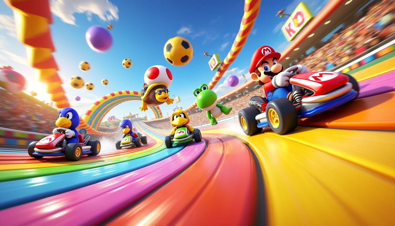 découvrez mario kart world, le simulateur de course captivant qui divise les pilotes par son gameplay unique et ses défis inédits. rejoignez la compétition et personnalisez votre expérience de course dans cet univers coloré et palpitant.