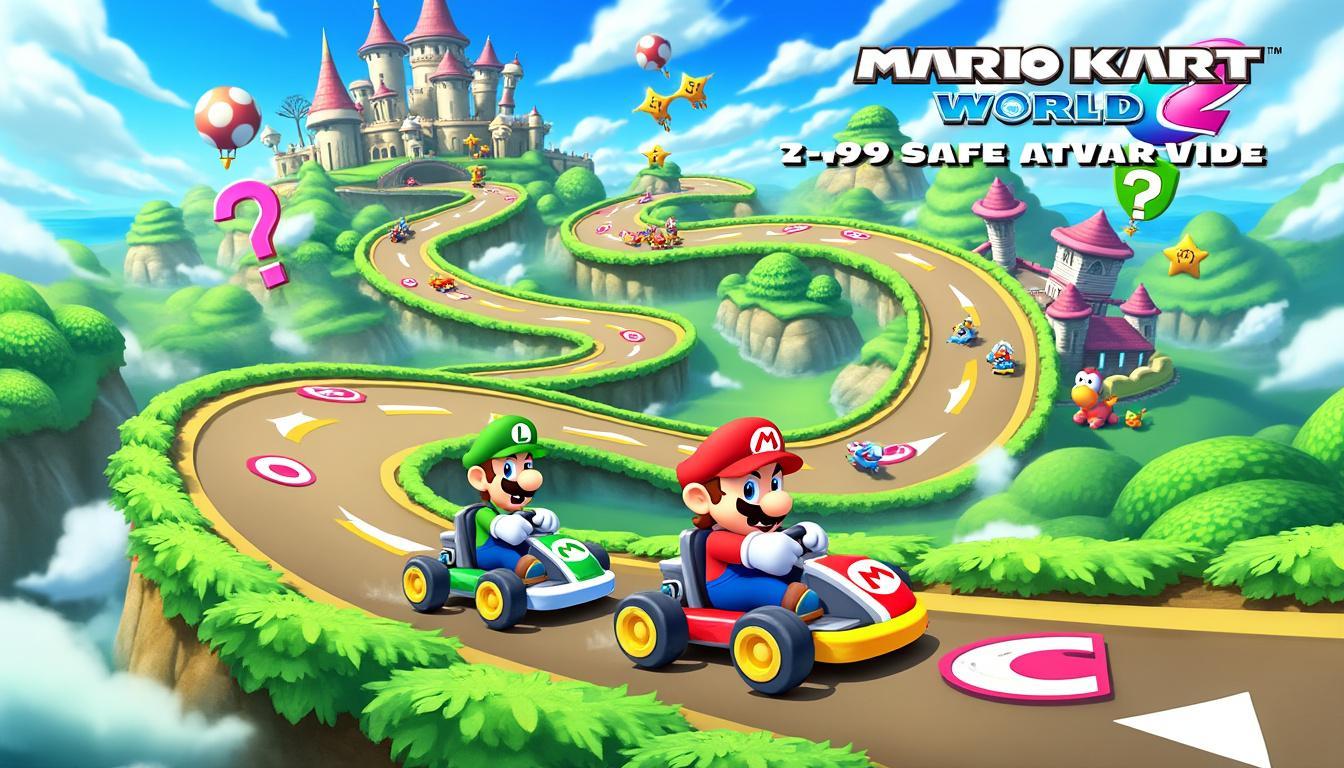 découvrez mario kart world, la toute nouvelle aventure de la célèbre franchise de jeux vidéo. plongez dans des courses palpitantes, des circuits inédits et des personnages emblématiques. préparez-vous à vivre des compétitions effrénées dans un univers coloré et plein de surprises!