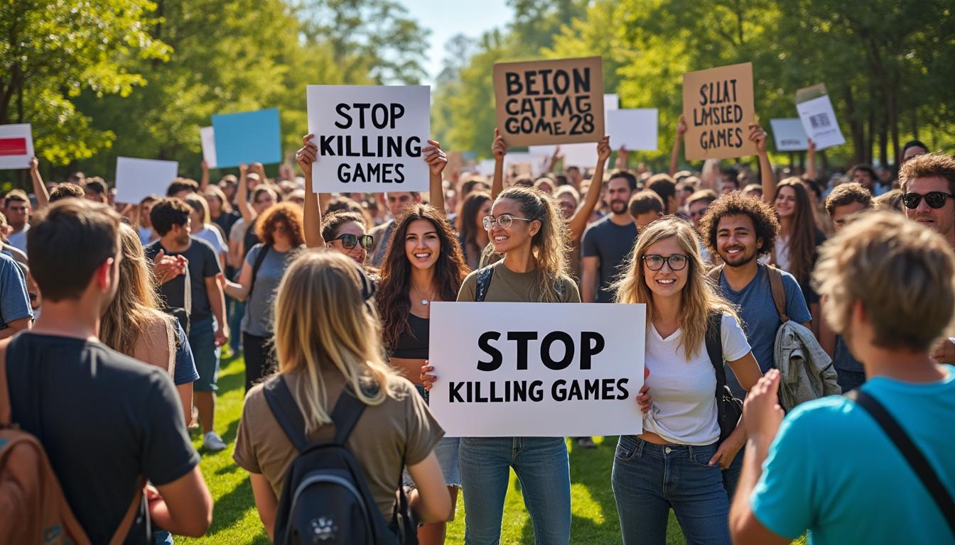 découvrez comment la pétition 'stop killing games' a réussi à récolter plus de 1,4 million de signatures, marquant un tournant dans la lutte contre la violence dans les jeux vidéo et garantissant ainsi un impact significatif sur la société.