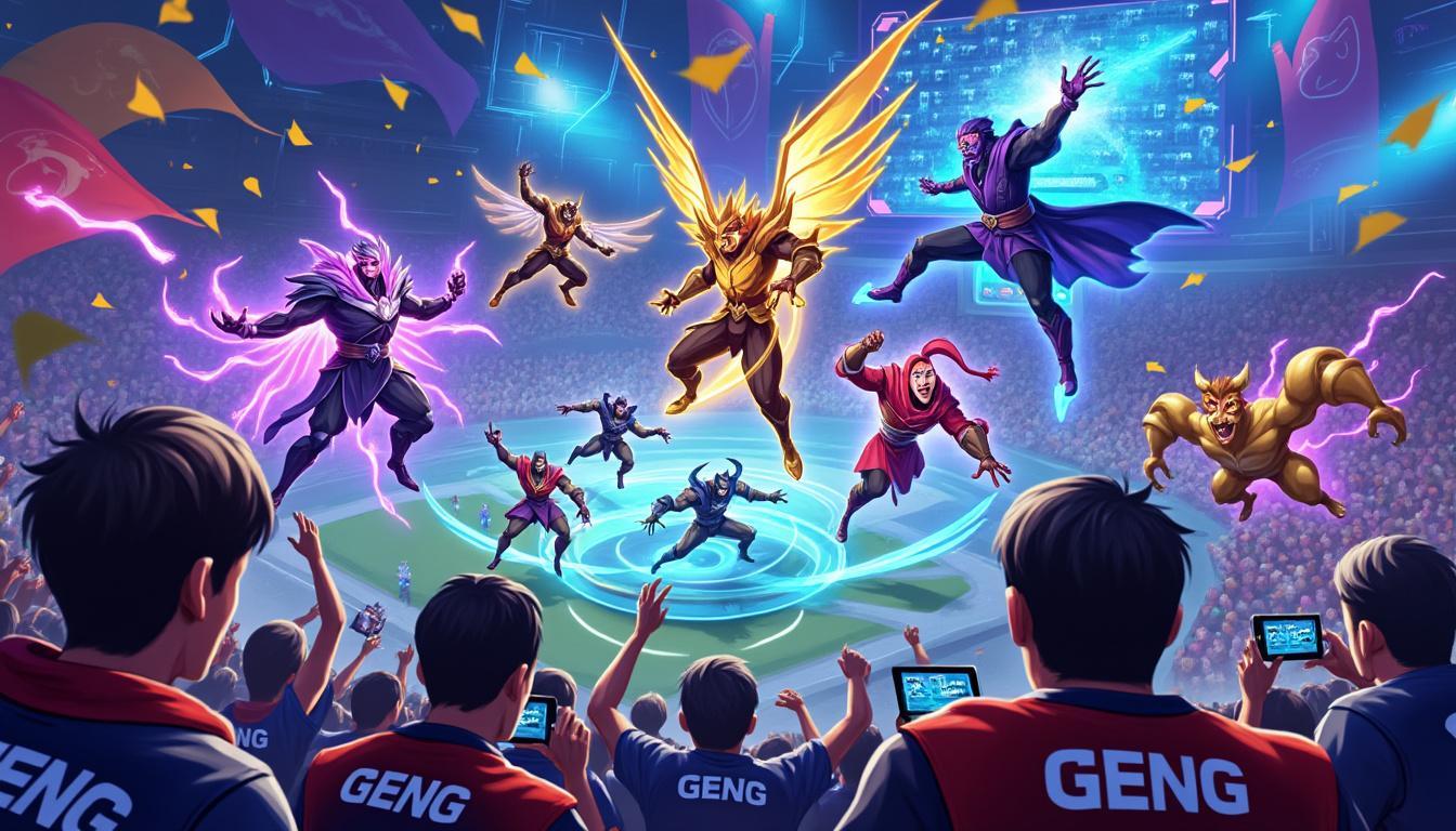 découvrez comment geng continue d'impressionner à la coupe du monde d'esports avec sa série victorieuse dans league of legends. plongez dans l'excitation des matchs et les performances des équipes qui font vibrer la scène compétitive.