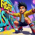 découvrez hyperfunk, le nouveau jeu de rollers et de graffiti de team reptile, fortement inspiré par l’univers de jet set radio. parcourez des environnements urbains dynamiques, personnalisez votre style et laissez votre empreinte artistique en affrontant vos rivaux !