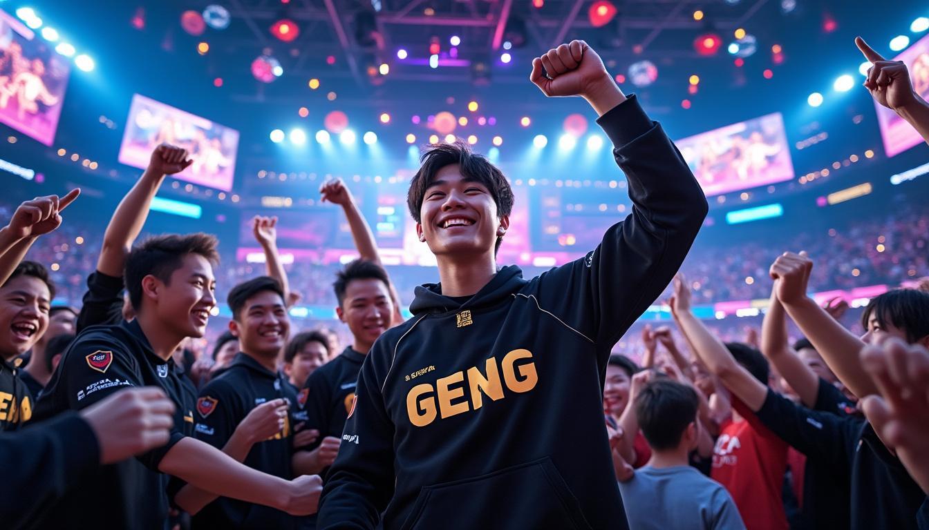 geng s'impose comme le favori des worlds 2024 de league of legends en se qualifiant avec brio pour les demi-finales. découvrez leur parcours impressionnant et leurs ambitions pour remporter le titre mondial.