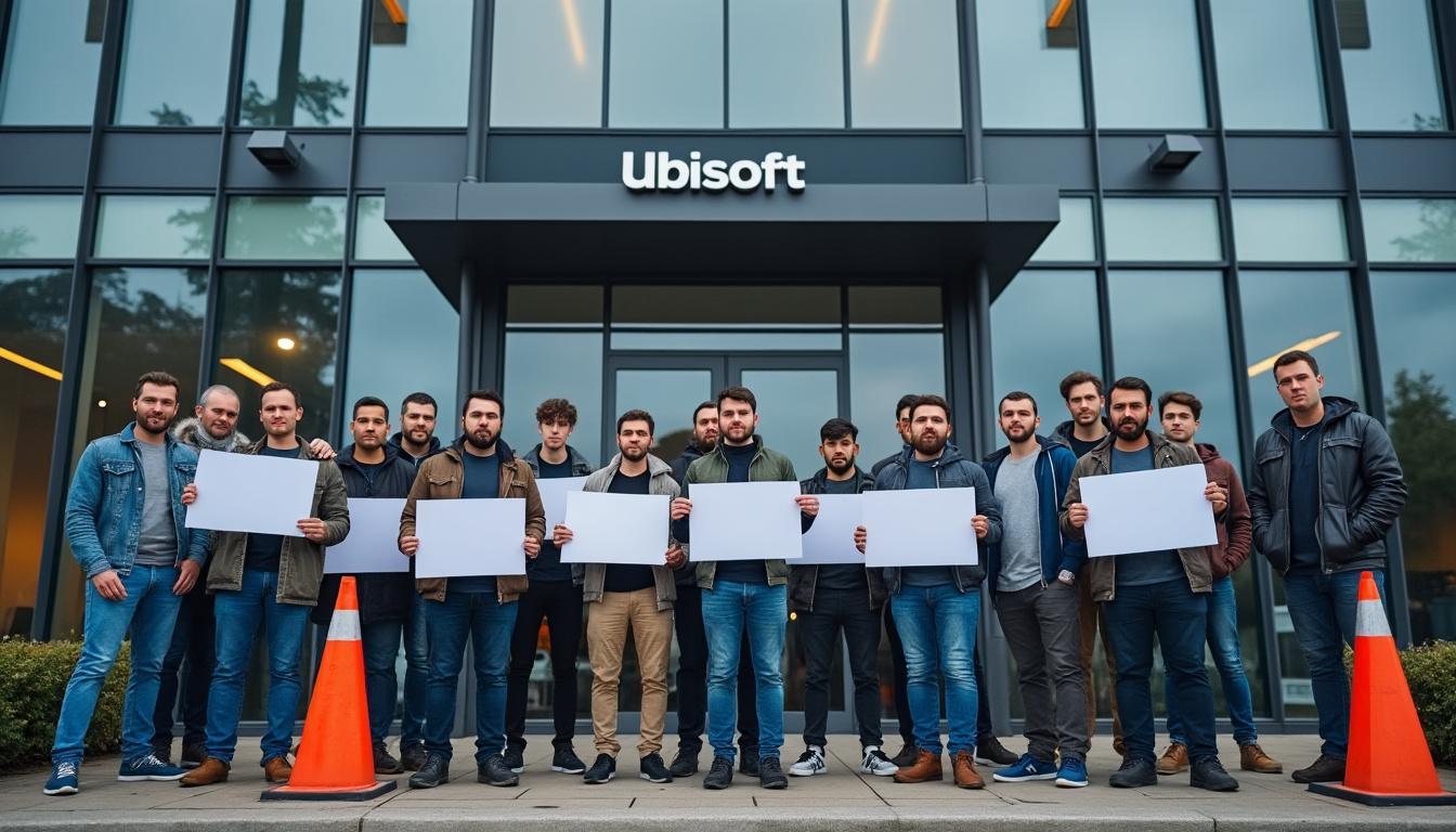 à bordeaux, les équipes d'ubisoft entament une grève de trois jours, exprimant une tension grandissante liée aux inquiétudes sur l'avenir de l'entreprise.