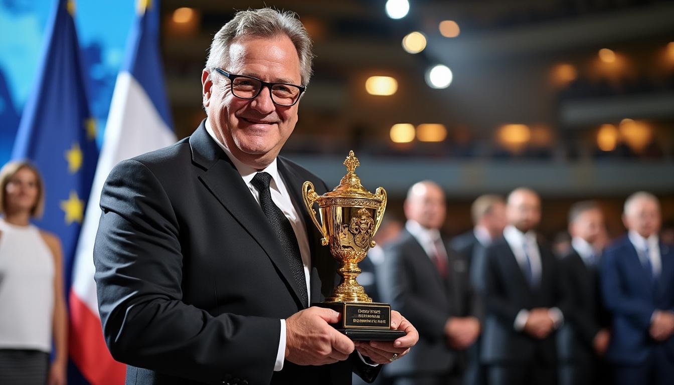 découvrez l'humour caustique de gilles boutin dans l'opération fureur épique, où il décerne avec ironie le « césar de l'idiot utile » à lfi, soulignant les tensions politiques actuelles.