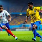 revivez les moments forts du match france - brésil à travers les superbes réalisations de kylian mbappé et hugo ekitike dans cette vidéo exclusive.