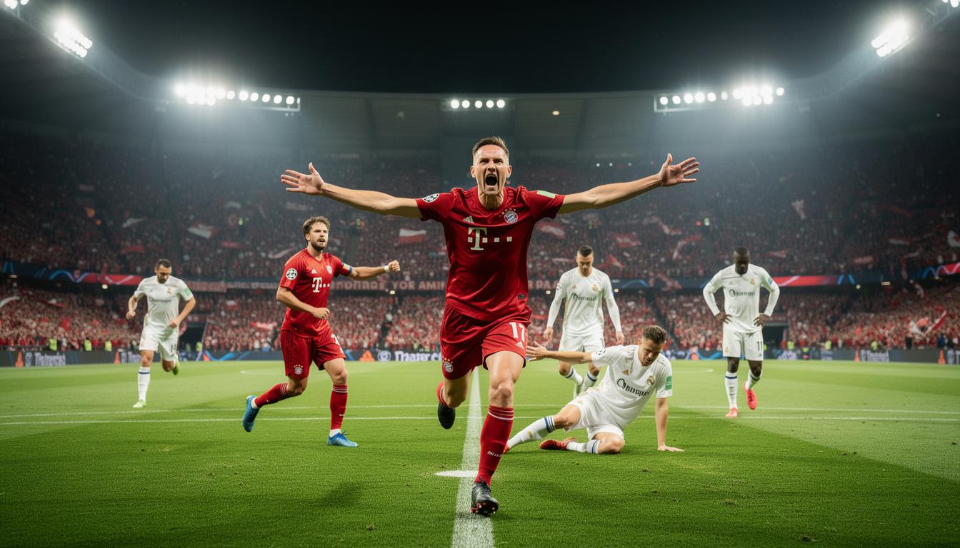 revivez les meilleurs moments et tous les buts de la victoire spectaculaire du bayern munich contre le real madrid en ligue des champions.