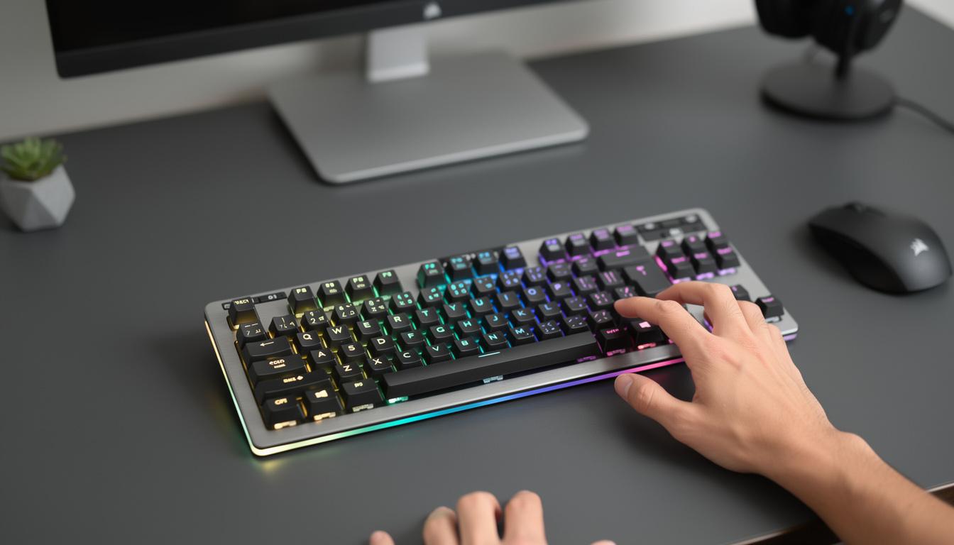 découvrez l'offre exclusive sur le clavier corsair k70 pro mini à seulement 79,99 €, soit une réduction de 18 %. profitez d'une expérience de frappe optimale avec ce clavier compact et performant.