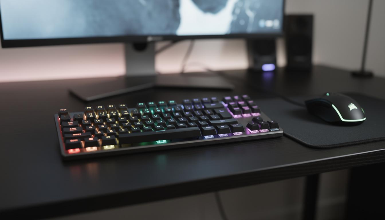 profitez de notre offre exceptionnelle sur le clavier corsair k70 pro mini à seulement 79,99 €, soit 25% de réduction. performance et compactivité à petit prix !